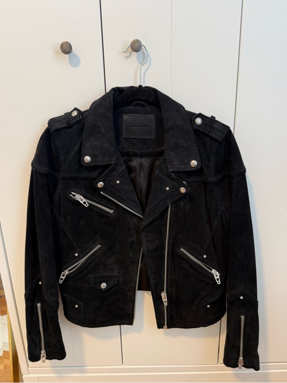Blank NYC Suede Biker Jacket